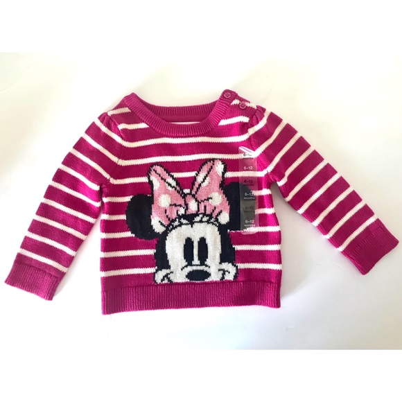 Baby Gap Minnie Mouse Sweater - Picture 1 of 5